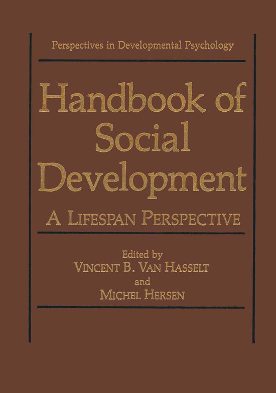 Handbook of Social Development - cover