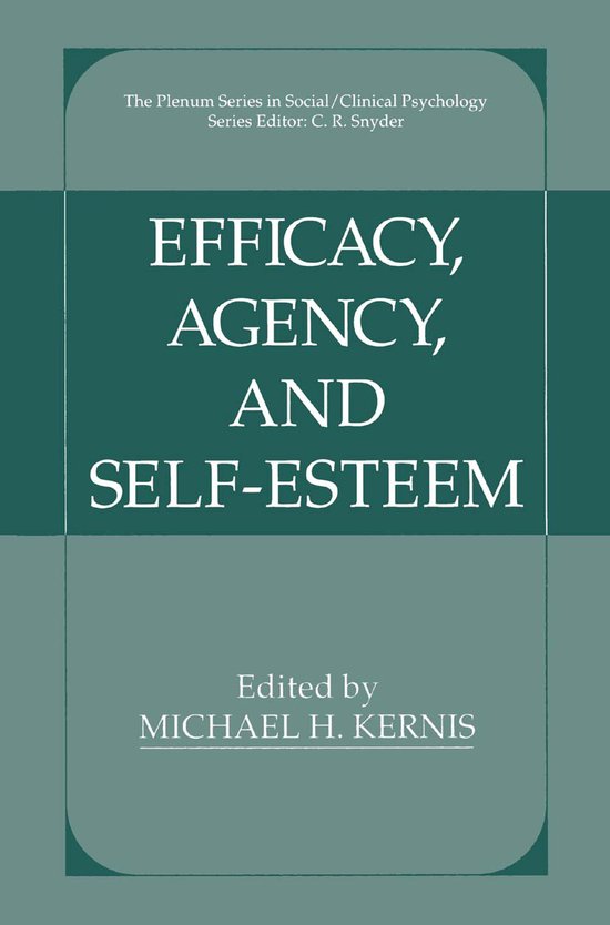 Efficacy, Agency, and Self-esteem - cover