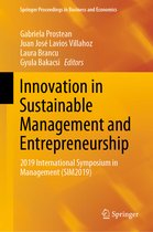 Springer Proceedings in Business and Economics- Innovation in Sustainable Management and Entrepreneurship