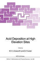 NATO Science Series C- Acid Deposition at High Elevation Sites