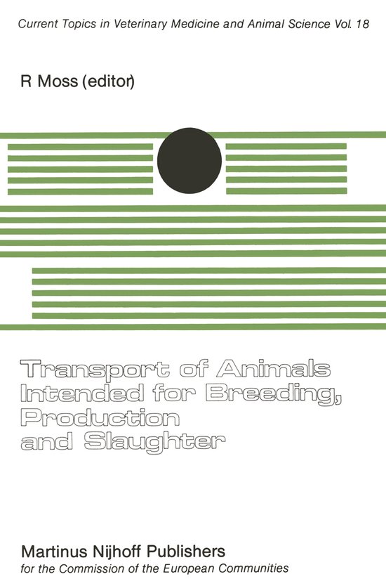 Current Topics in Veterinary Medicine18- Transport of Animal ... - cover