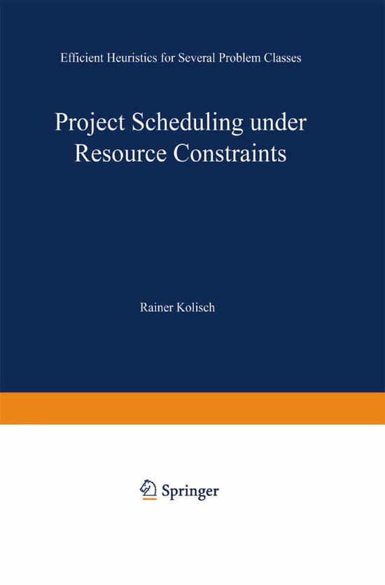 Project Scheduling Under Resource Constraints - cover