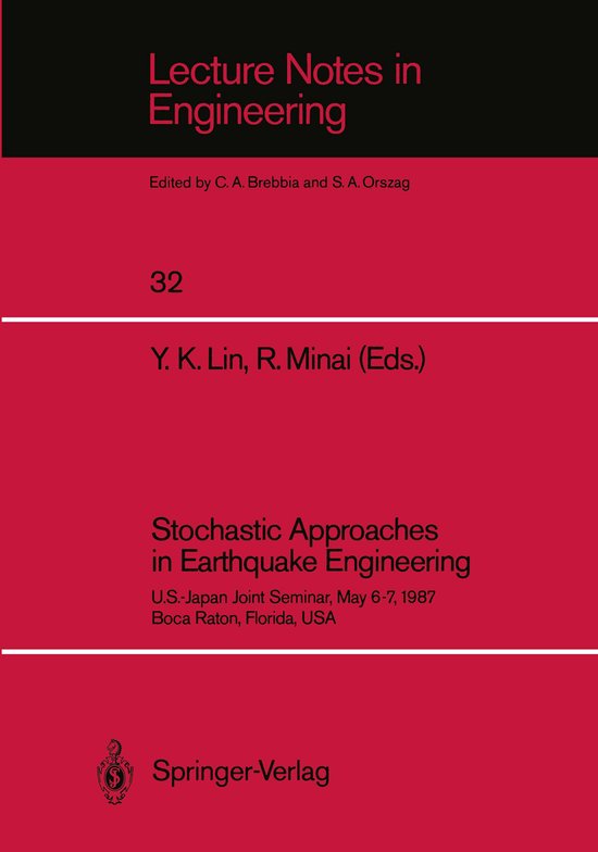 Stochastic Approaches in Earthquake Engineering - cover