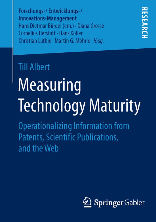 Measuring Technology Maturity - cover