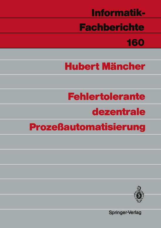 Fehlertolerante Dezentrale Prozessautomatisierung - cover