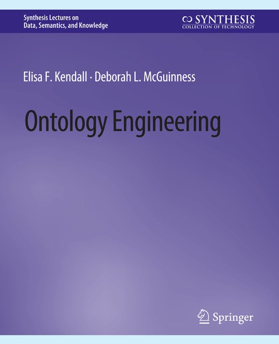 Synthesis Lectures on Data, Semantics, and Knowledge- Ontolo ... - cover