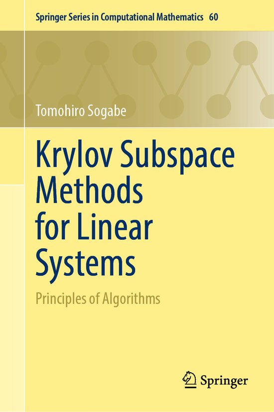 Springer Series in Computational Mathematics60- Krylov Subsp ... - cover