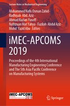 Lecture Notes in Mechanical Engineering- iMEC-APCOMS 2019