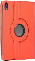 Draaibare Bookcase - Geschikt voor iPad Mini Hoes 6e Generatie - 8.3 inch (2021) - Oranje