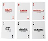 Lingo- Duitse speelkaarten- playingcards- talen leren- German- jong en oud- Duitse woordenschat- woordenschat- Leer Duitse woordenschat op een leuke en gemakkelijke manier- 52 essentiële vertalingen- Leren- reizen- spelen