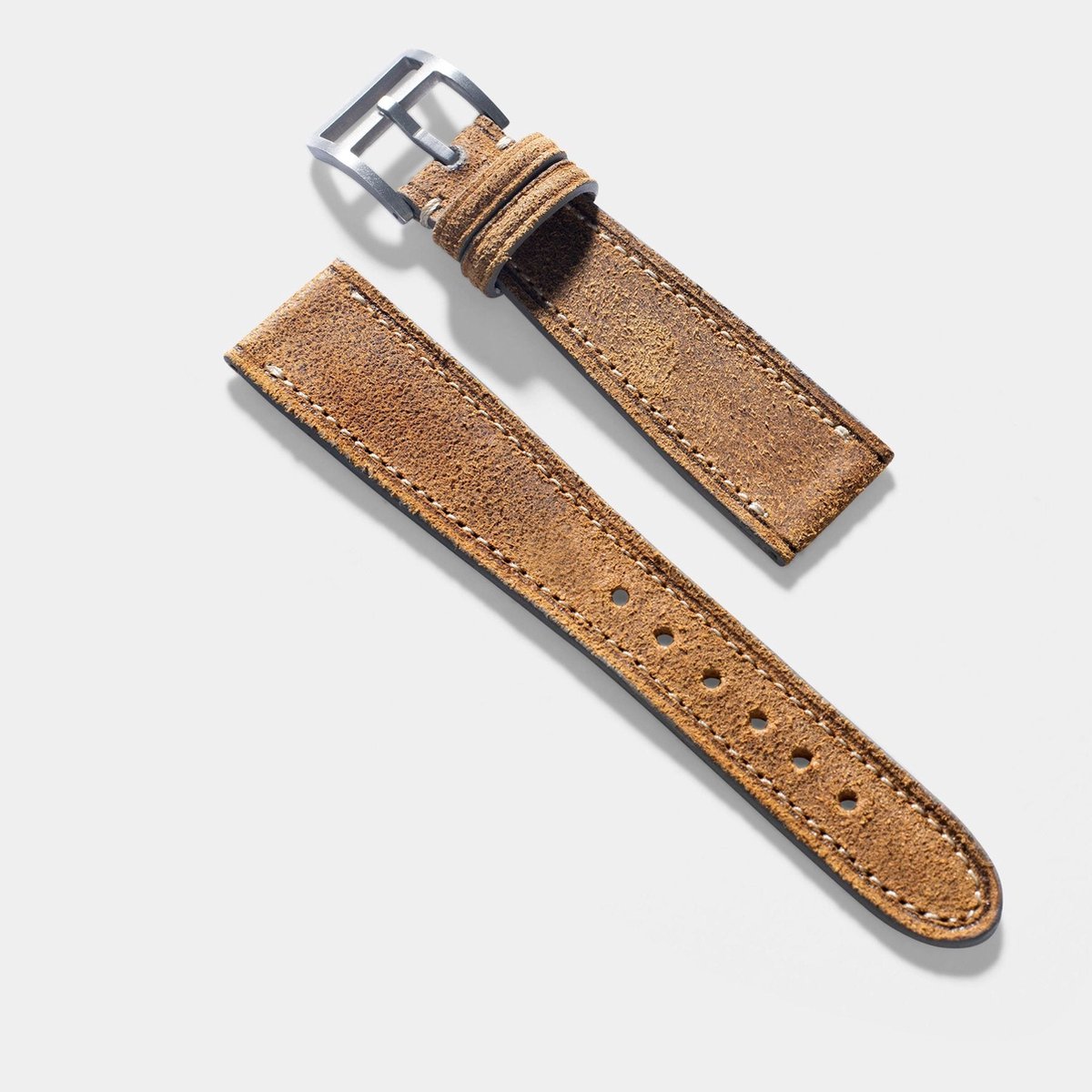 BS Leren Horlogeband Luxury - Le Marais Brown - 20mm