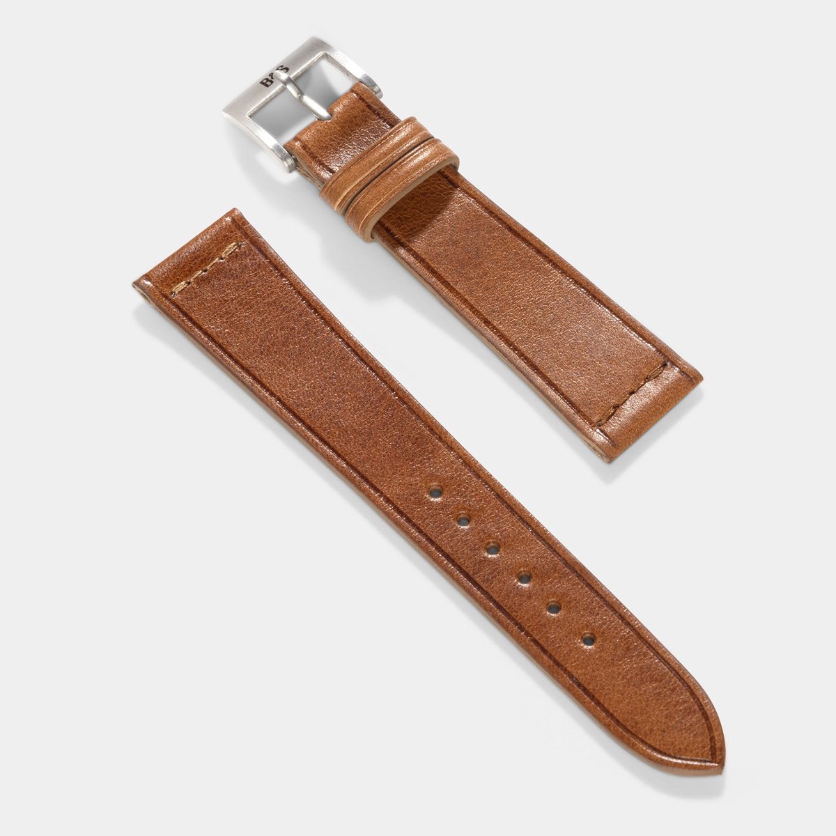 BS Leren Horlogeband Luxury - Siena Brown Extra Thin - 20mm