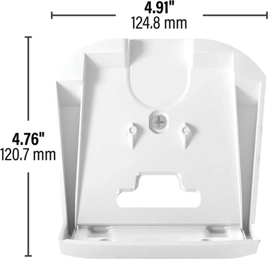 SANUS WSWME31-W2 Wall Mount - Muurbeugel voor luidspreker - Geschikt voor Sonos ERA 300 - Wit van Sanus — afbeelding 3