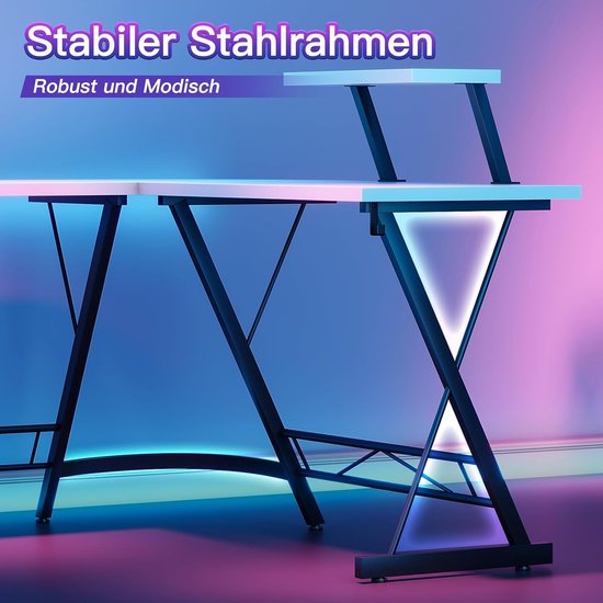 COSTWAY Bureau met stopcontacten en USB-poorten, kleine COSTWAY Bureau met stopcontacten en USB-poorten, kleine