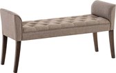 CLP Cleopatra Chaise longue - Stof taupe antiek donker