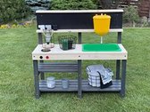 Gratyfied - Buitenkeuken kinderen - Buitenkeuken speelgoed - Speelkeuken tuin - Speelkeuken buiten - ‎96 x 44 x 98 cm - 17 kilogram