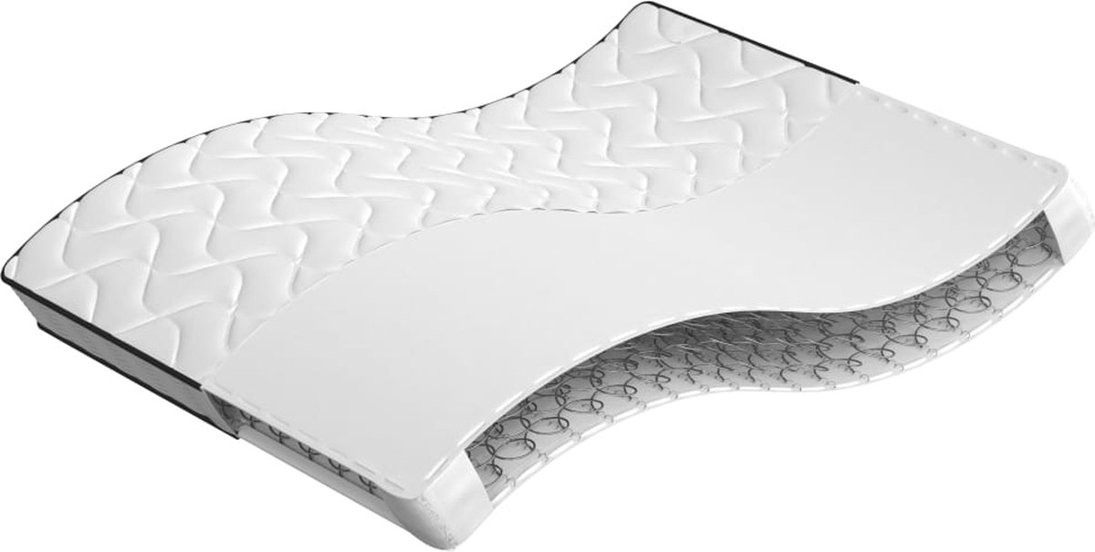 vidaXL - Binnenveringmatras - middelhard - 120x200 - cm