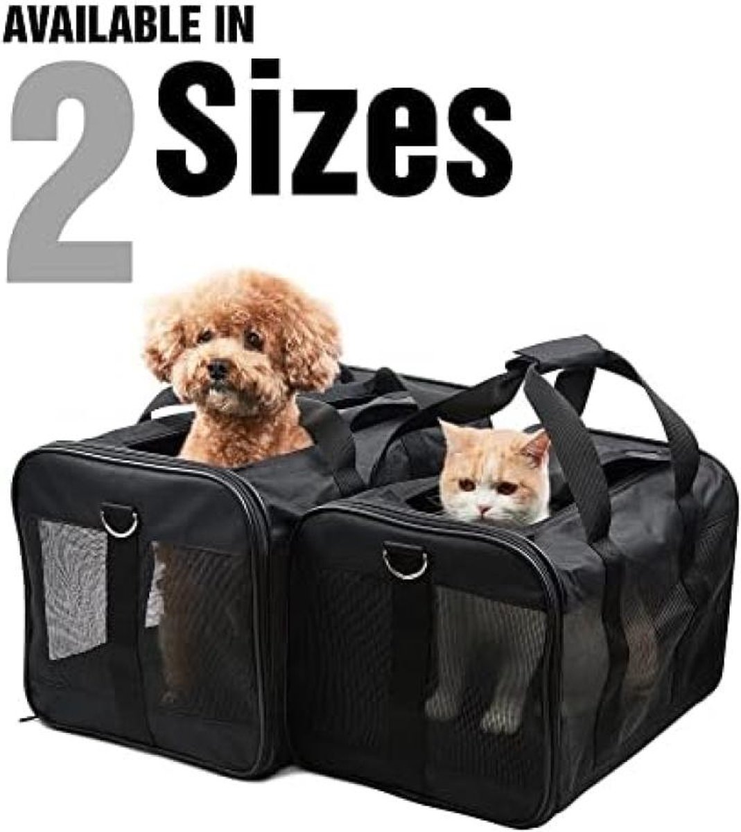 Galatée Reistas voor honden met afneembare wielen, door luchtvaartmaatschappijen goedgekeurde transportbox voor huisdieren, opvouwbare kattentas met ademend net, kinderwagen voor huisdieren (grijs Galatée Reistas voor honden met afneembare wielen, door luchtvaartmaatschappijen goedgekeurde transportbox voor huisdieren, opvouwbare kattentas met ademend net, kinderwagen voor huisdieren (grijs