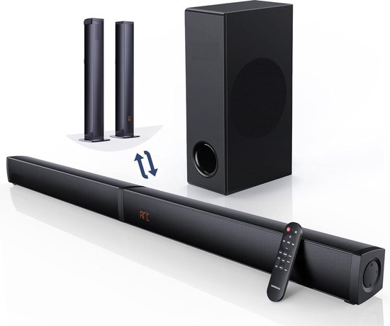 Surround set - 180W Soundbar 2-in-1 afneembare soundbar voor - Surround - €288,99