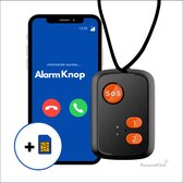 PersonalClick Pocket Alarm Ketting PC20 – Waterdicht - Live GPS - SOS Noodknop - Alarmknop voor Ouderen - Senioren Alarm - SOS knop - Waterdicht - Incl. Simkaart - Alarm Ouderen - Personenalarmering