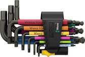 Wera 950/9 Hex-Plus Multicolour Imperial 3 Inbus Haakse schroevendraaierset 9-delig