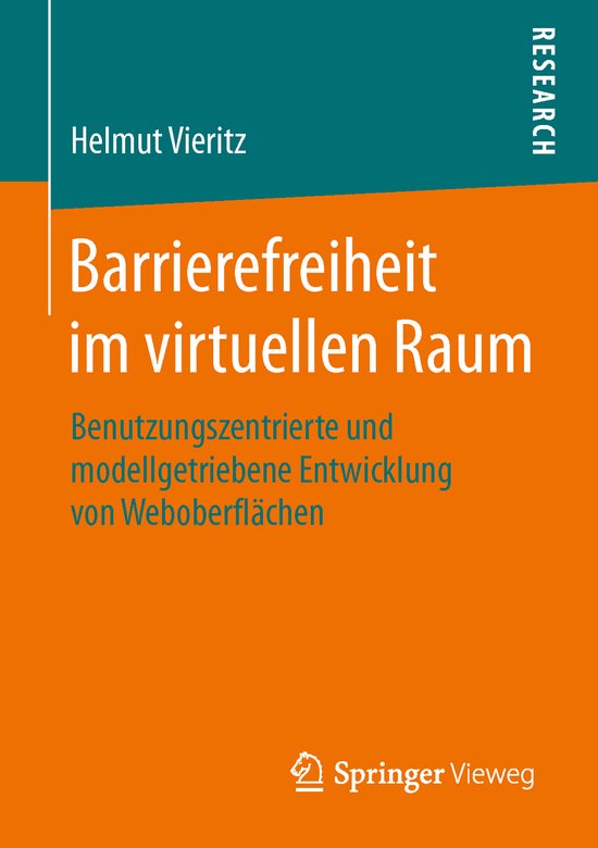 Barrierefreiheit im virtuellen Raum - cover