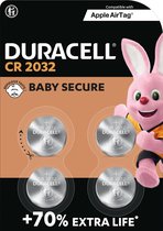 Pile bouton au lithium Duracell Specialty 2032 3 V, paquet de 4 (DL2032 / CR2032)