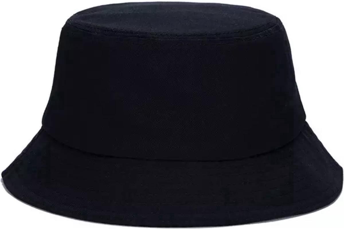 Finnacle - Buckethat voor Festivalgangers - Festivalhoedje Zwart Vissershoedje voor Volwassenen - Zonhoedje met Emmerhoed design