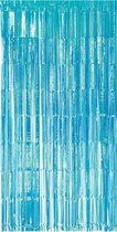 Paperdreams - Baby blauw deurgordijn - 1 x 2 meter