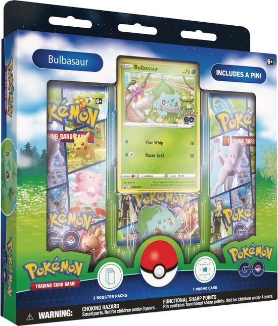 Foto: Pok mon go pin box collection bulbasaur pok mon kaarten