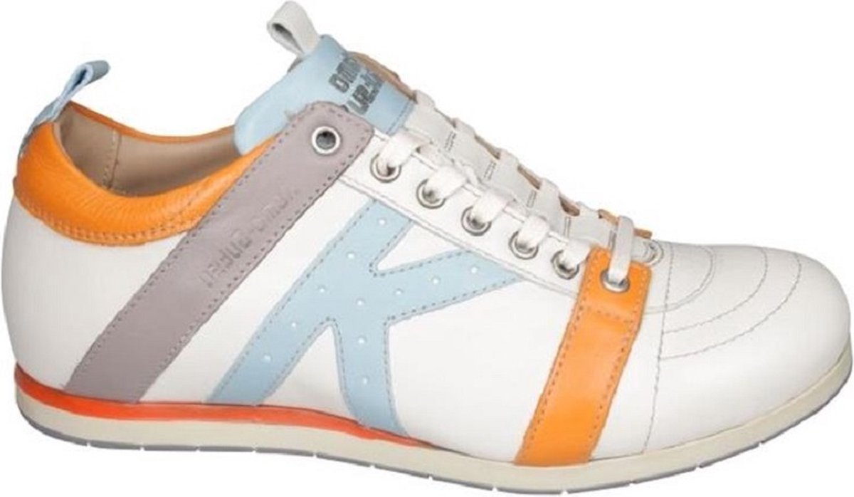 Kamo-Gutsu TIFO-042 - Vrijetijdsschoenen voor heren - Bianco-Cielo