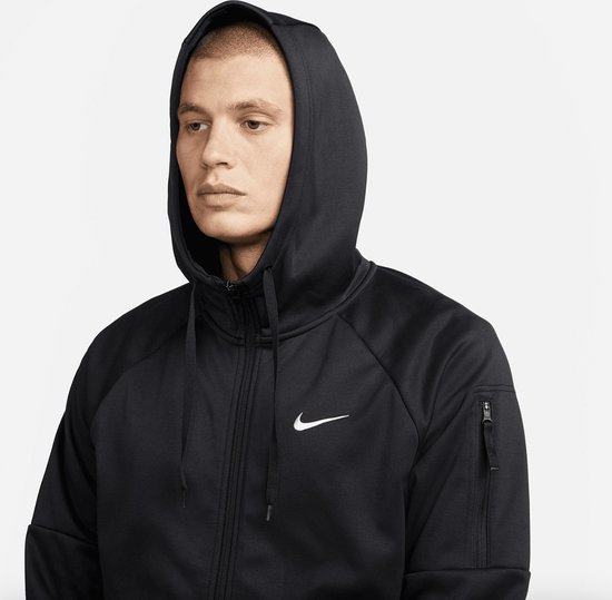 Nike Men Tech-Fit Full Zip Hoodie - Sporttrui Voor Heren - Zwart - S