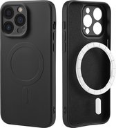 imoshion Hoesje - Geschikt voor iPhone 14 Pro Max - Color Backcover geschikt voor MagSafe - Zwart
