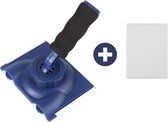 Paint Edger – Inclusief extra pad - Muurverfroller – Randverfkwast – Verfroller – Verfkwast - Blauw