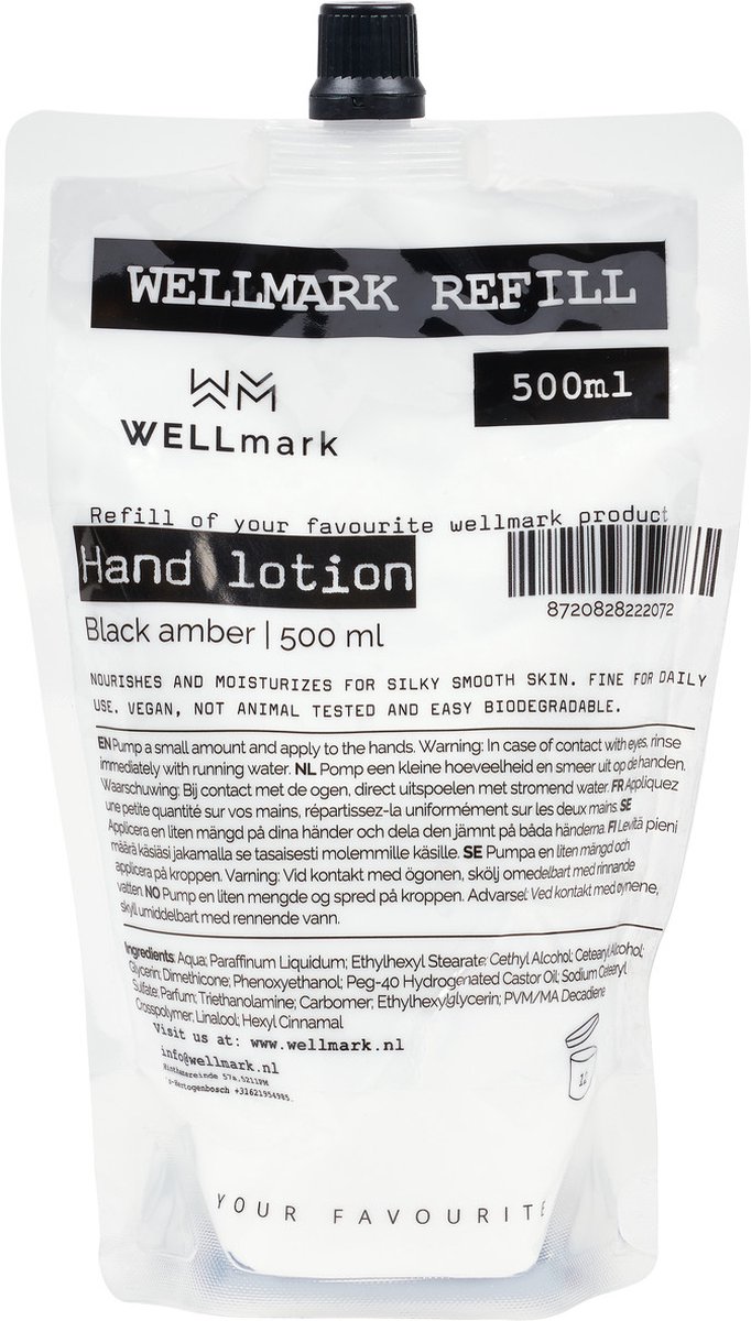 Refill handlotion 500ml Dark Amber