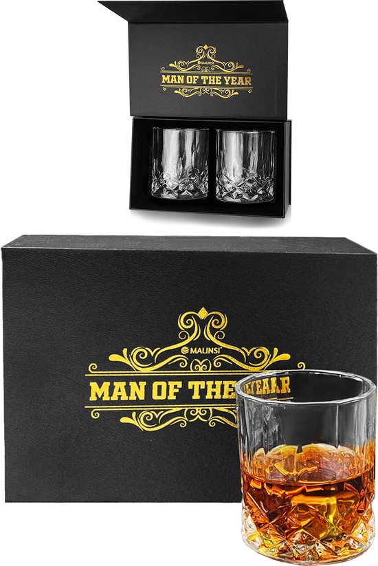 Malinsi Whiskey Glazen Set — Man Of The Year
