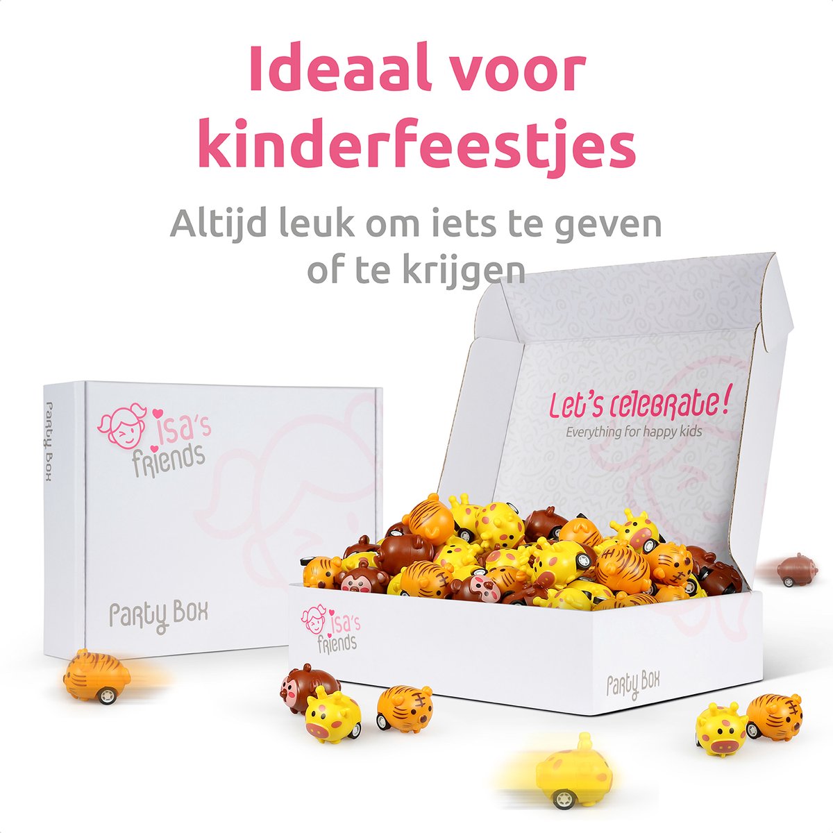 Isa's Friends® - Uitdeelcadeaus Terugtrek Beestjes - 10 stuks - Traktatie - Uitdeelcadeautjes voor Kinderen — afbeelding 6
