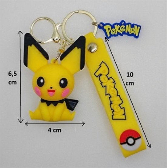 Pokemon sleutelhanger Anime Pikachu sleutelhanger tas sleutelhanger hanger.