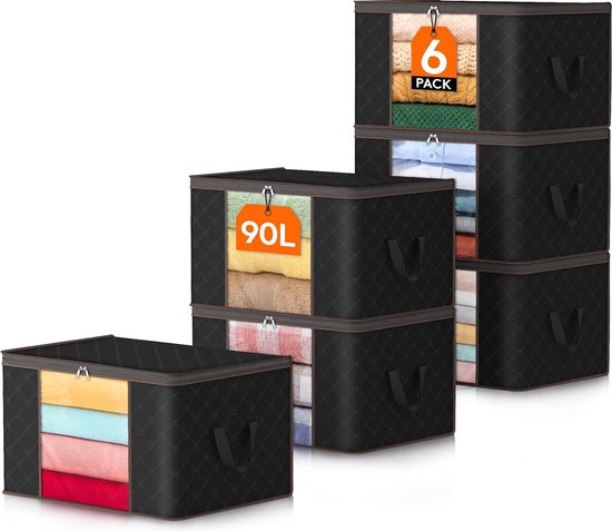 Lifewit Grote Capaciteit Kleding Opbergtas Organizer Met