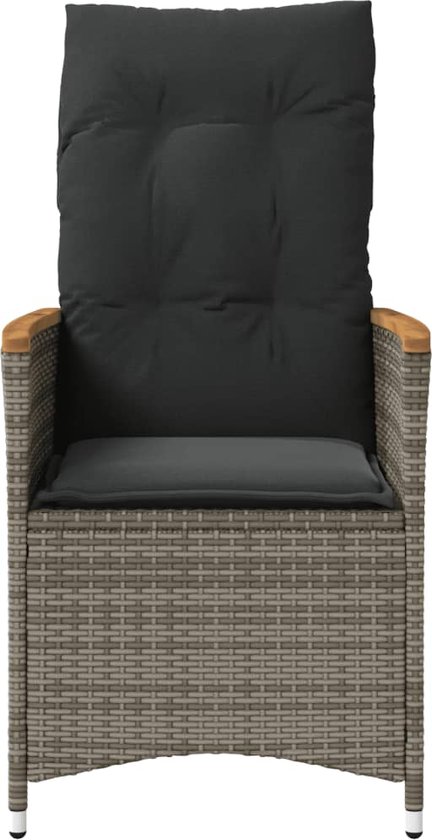 vidaXL-Tuinstoel-verstelbaar-met-kussens-poly-rattan-grijs