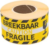 Rillprint Etiket - Breekbaar - Fragile 250 stuks