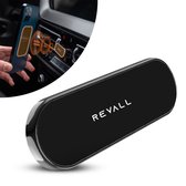 REVALL® Magnetische Telefoonhouders Auto - Offroad en Drempel Proof - Magneet Telefoonhouder - Sterke Lijm - GSM Houder Auto - Space Gray
