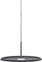 Hanglamp Osorno Zwart - Ø35cm - LED 7W 2700K 961lm - IP20 - Dimbaar > lampen hang zwart | hanglamp zwart | hanglamp eetkamer zwart | hanglamp keuken zwart | led lamp zwart | sfeer lamp zwart | design lamp zwart | lamp modern zwart | pendel zwart
