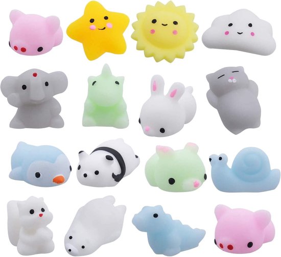 20 stks mini squishies kawaii dier squishies mochi squeeze speelgoed zachte squishy release stress dier speelgoed stress reliever - speelgoed kopen? | Korting tot 22