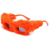 Zonnebril Fur-Oranje-Koningsdag-Pluche-Bont-EK-Leeuw-Festival gadget