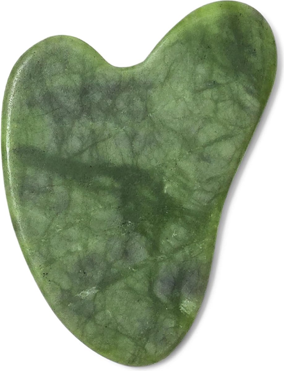 Goedkoopste Pure Jade Gua Sha – Schraper - Massagehulpmiddel – Gezichtsmassage – Massage – Jade Roller - Face Roller – Ontspanning - Gua Sha