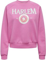 Only Trui Onlgoldie L/s Nyc O-neck Box Swt 15317023 Strawberry Moon/harlem Dames Maat - S