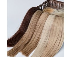 LUXEXTEND Weave Haar Extensions #8 | Human hair Bruin | Human Hair Weave | 40 cm - 100 gram | Remy Sorted & Double Drawn | Haarstuk | Extensions Haar | Extensions Human Hair | Echt Haar | Weave Hairextensions Bundels | Weft Haar | Haarverlenging