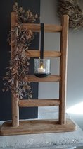 decoratie laddertje met voet, hout landelijk