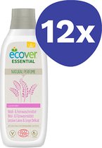 Ecover Essential Wol- en Fijnwas Vloeibaar Wasmiddel (12x 1L)